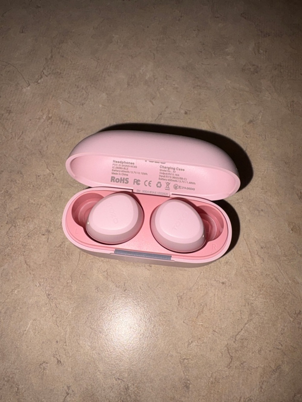TOZO A1 True Wireless Earbuds - Rose Gold - Picture 4 of 6